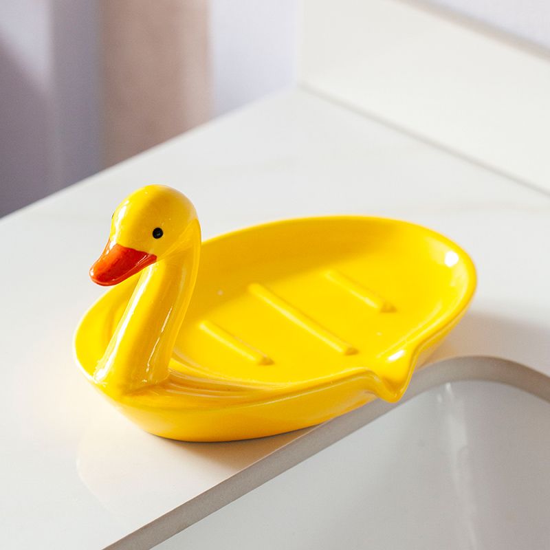 Feblilac Duck Soap Box for Bathroom