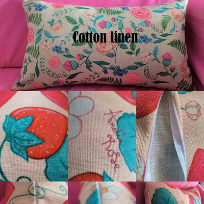 Feblilac The Lion and the Unicorn Cushion Covers Throw Pillow Covers by AmeliaRose Illustrations from UK