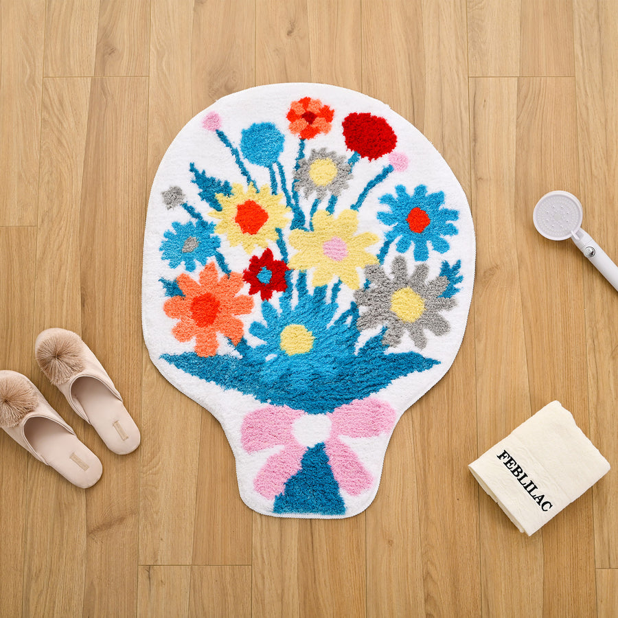 Feblilac Bouquet Tufted Bath Mat - view 2
