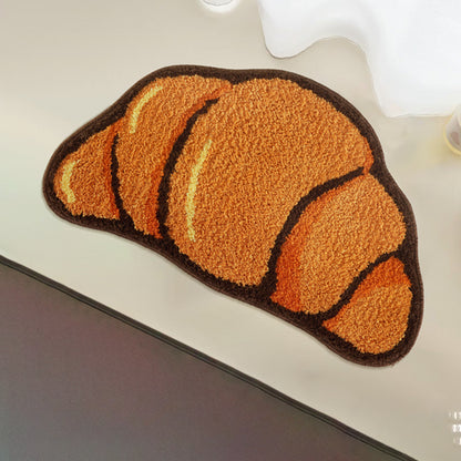 Feblilac Croissant Tufted Bath Mat