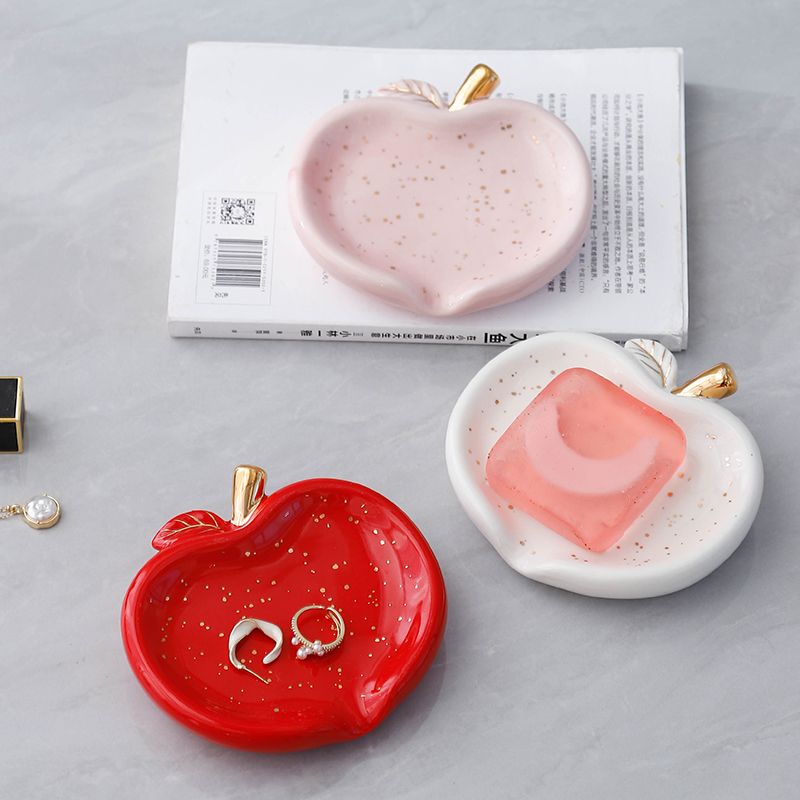 Feblilac Apple Soap Box for Bathroom - view 4