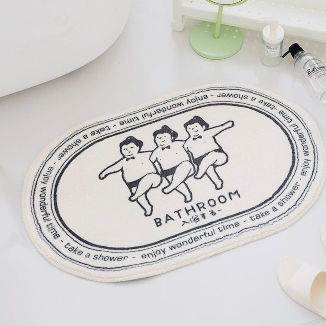 Fun Sumo Bathroom Rug - Feblilac® Mat