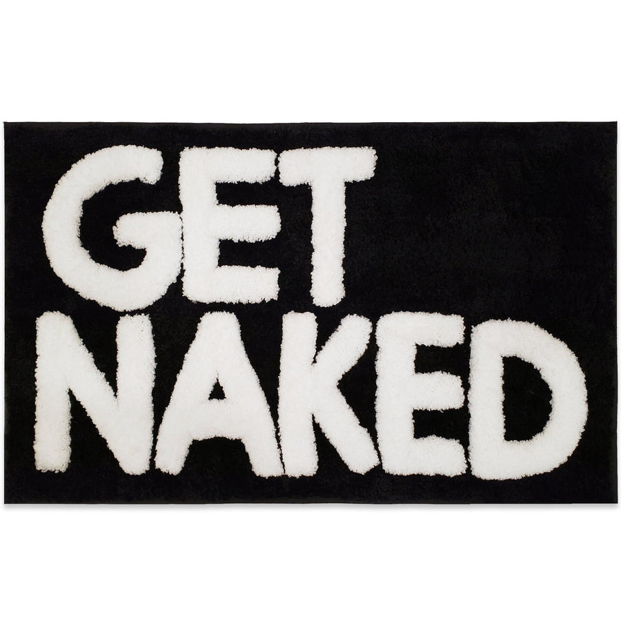Feblilac Black and White Get Naked Bath Mat - view 4