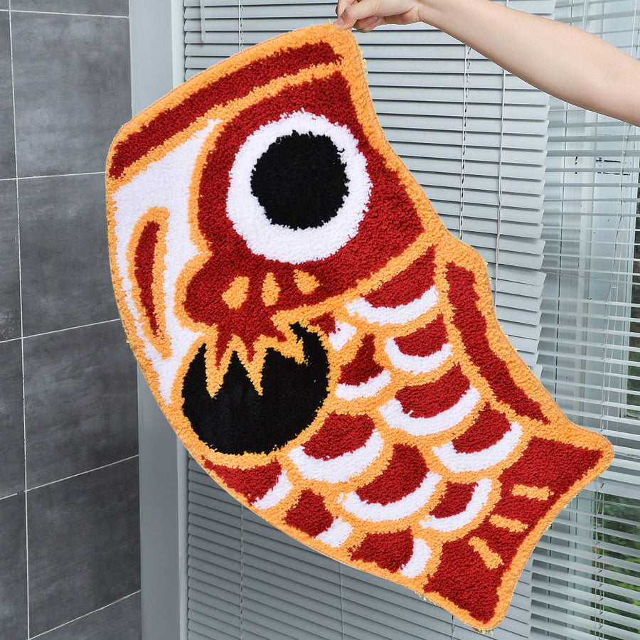 Feblilac Cute Red Koi Fish Bath Mat Mom‘s Day Gift - Feblilac® Mat