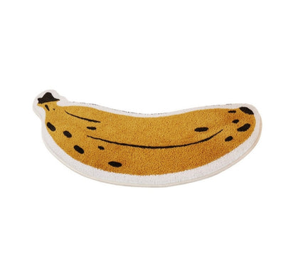 Yellow Banana irregular shaped Rugs