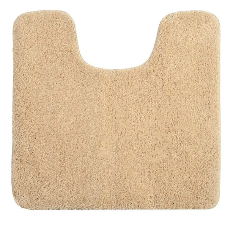 Solid Color Toilet Mat, Non-Slip Pedestal Mat - view 3