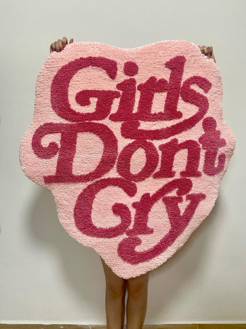 GIRLS DON'T CRY Area Rug - Feblilac® Mat