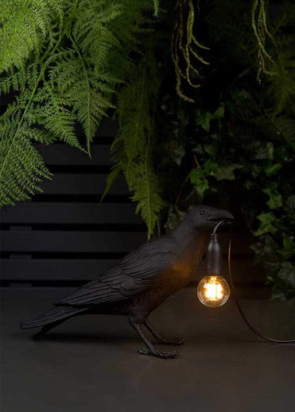 Feblilac Halloween Décor The Raven Wall Light