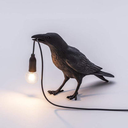 Feblilac Halloween Décor The Raven Wall Light