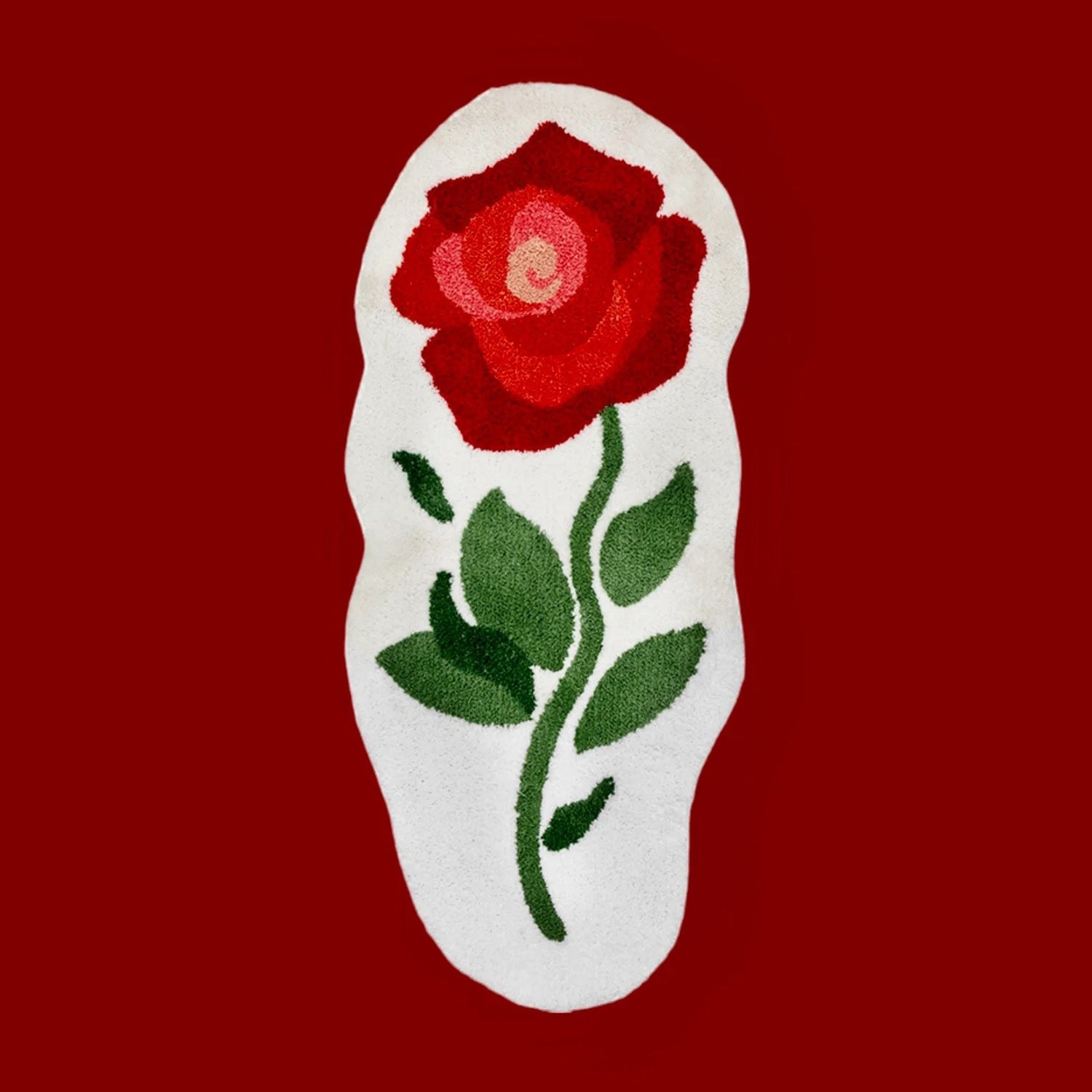 Red Rose Bedroom Runner Mat Mom‘s Day Gift - Feblilac® Mat