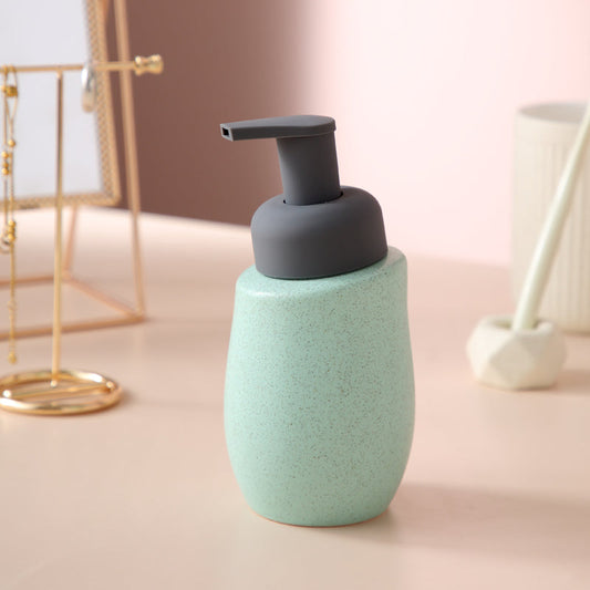 Ceramic Soap Dispenser, Foaming Pump Bathroom Bottle, Simple Design, Refillable Reusable Lotion Pump for Bathroom Kitchen, 270ml/9.1oz