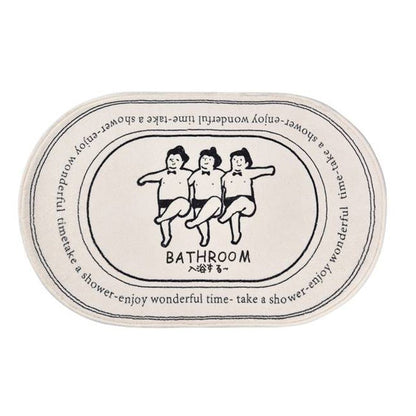 Fun Sumo Bathroom Rug - Feblilac® Mat