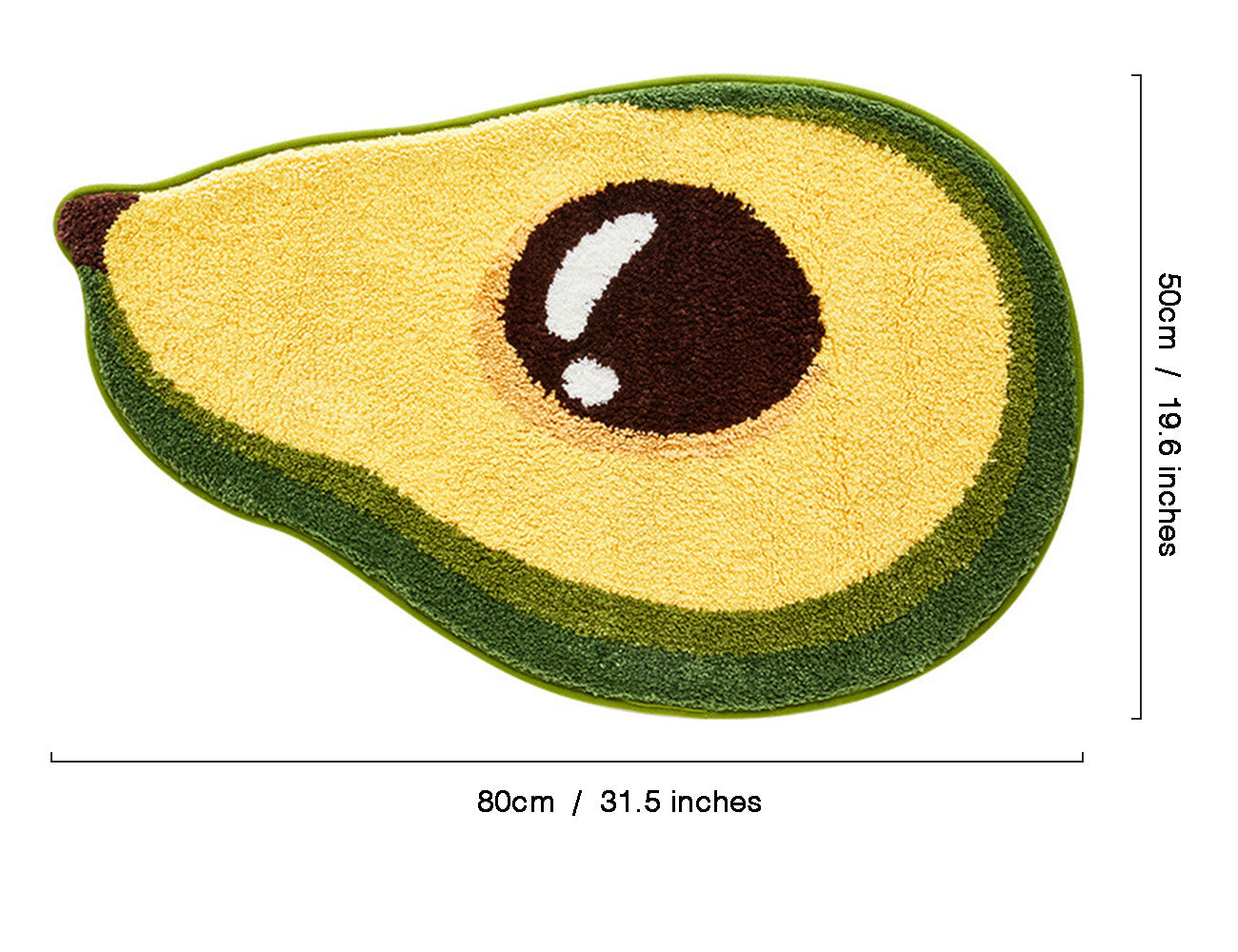 Lovely Avocado Bath Mat - Feblilac® Mat