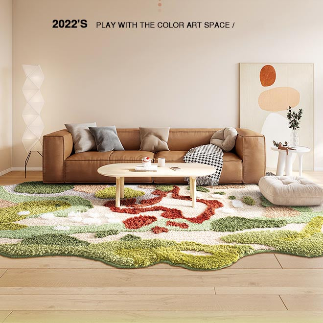 Feblilac Magic Flower Leaves Garden Area Rug Carpet, 80cmX160cm Mom‘s Day Gift - Feblilac® Mat