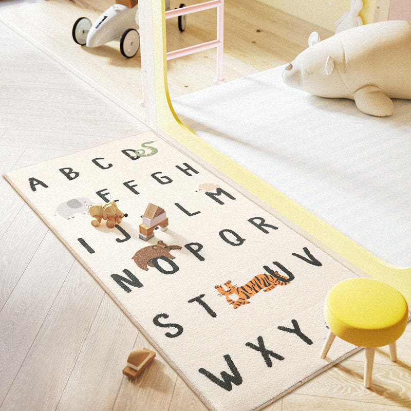 Cartoon Animal and Alphabet Bedroom Runner - Feblilac® Mat