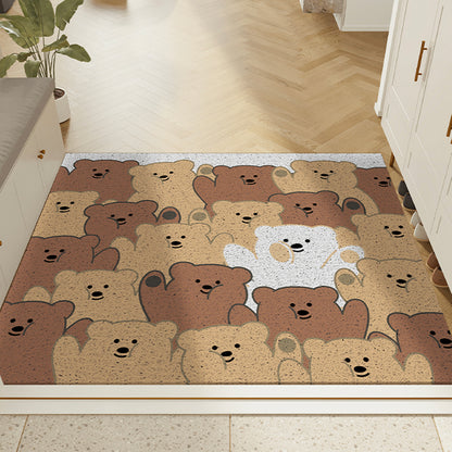 Cute Bears PVC Entrance Door Mat