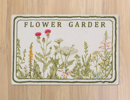 Floral Garden Bathroom Rug - Feblilac® Mat