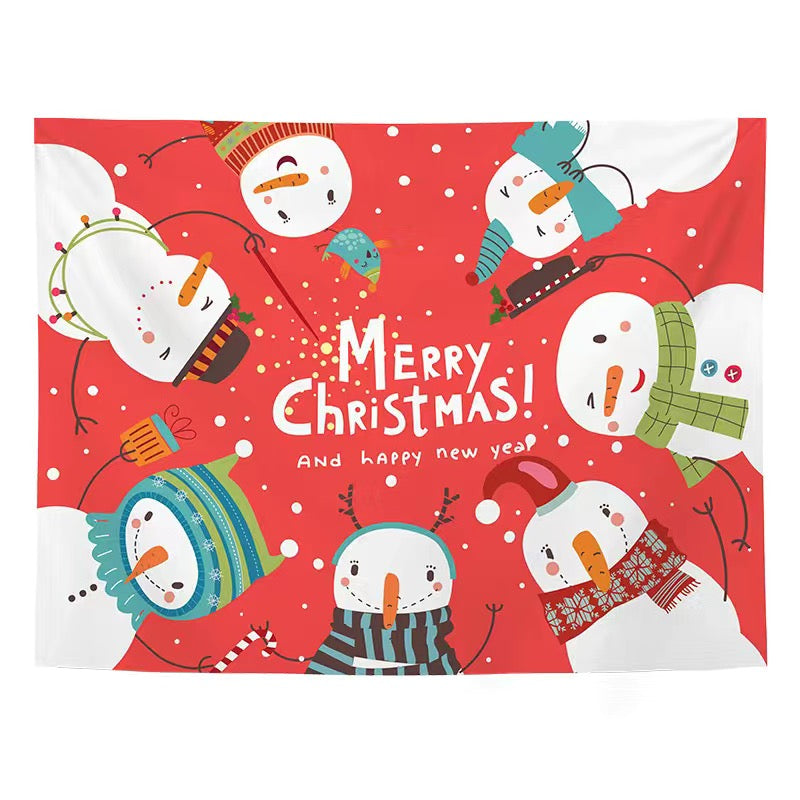 Feblilac Merry Christmas and Happy New Year Tapestry - Feblilac® Mat