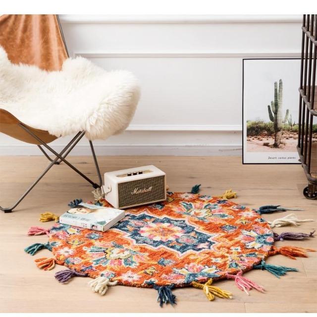 Valdis - Modern Wool Handmade Carpet - Feblilac® Mat