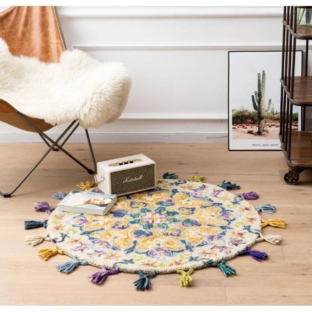 Valdis - Modern Wool Handmade Carpet - Feblilac® Mat