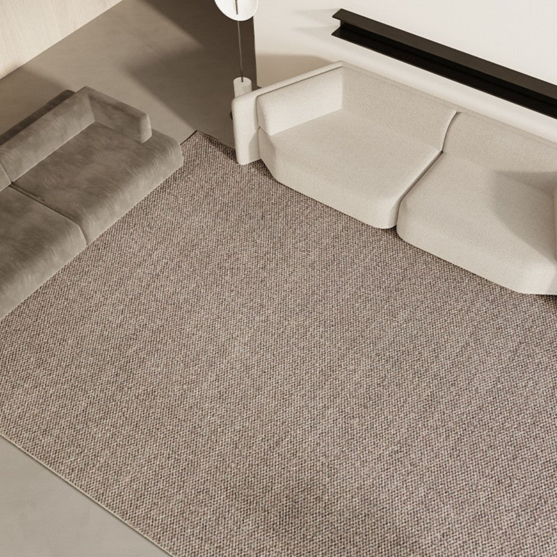 Feblilac Solid Popcorn Grains Simple Wool Living Room Mat Carpet - view 4