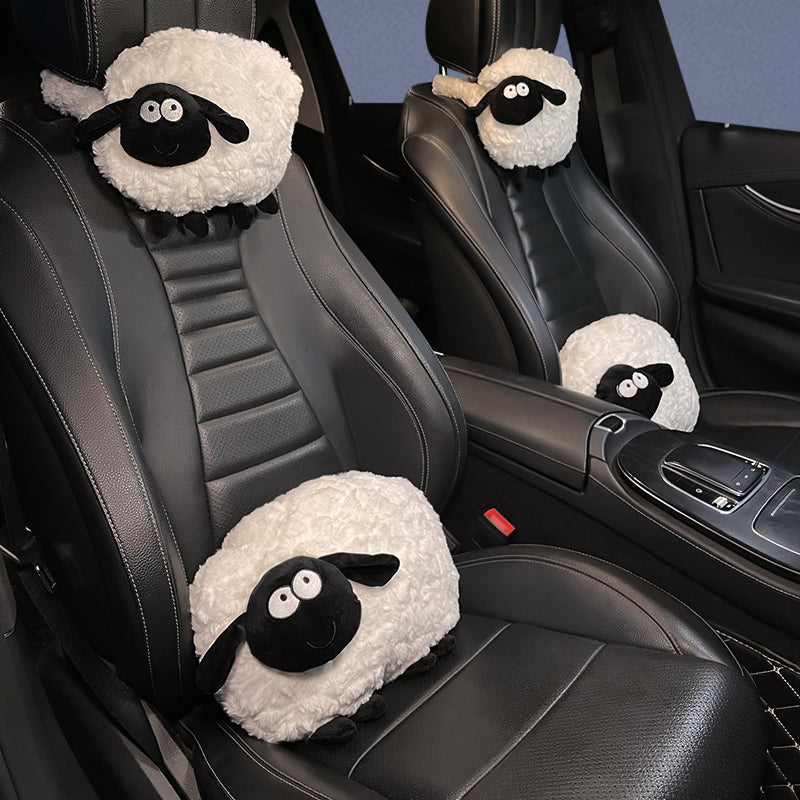 Feblilac Sheep Plush Cushion Backrest Cushion - view 11