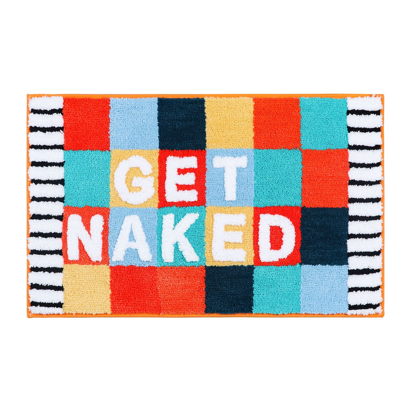 Feblilace Get Naked Checkerboard Bath Mat 20"x31" - Feblilac® Mat