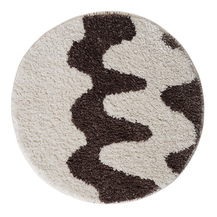 Feblilac Round and Square Deformed Geometrically Latticed Tufted Cushion - view 15