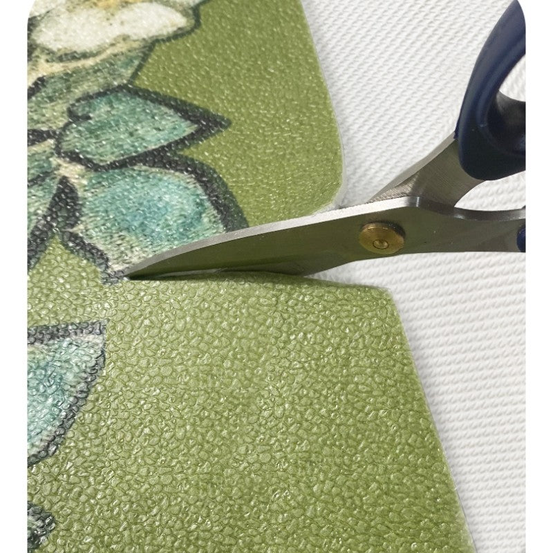 Feblilac Sunflowers And Green Leaves PVC Leather Entrance Door Mat