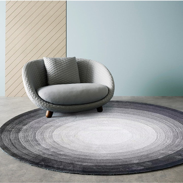Feblilac Circular Gradient Living Room Carpet - view 3