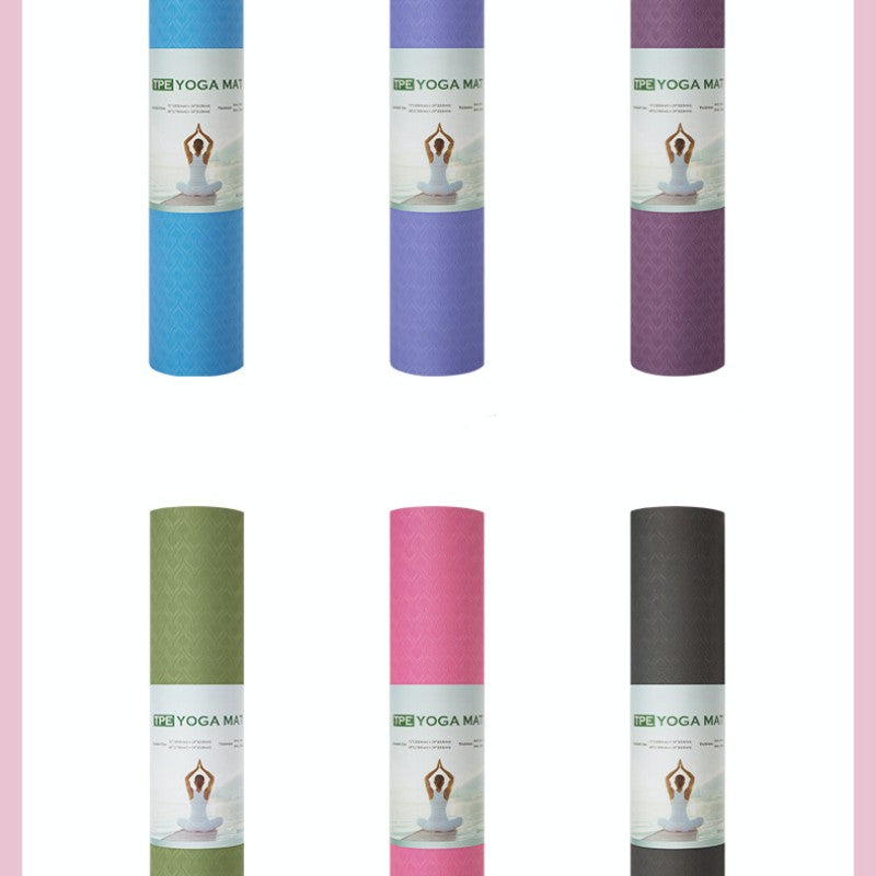 Feblilac Solid Color TPE Yoga Mat