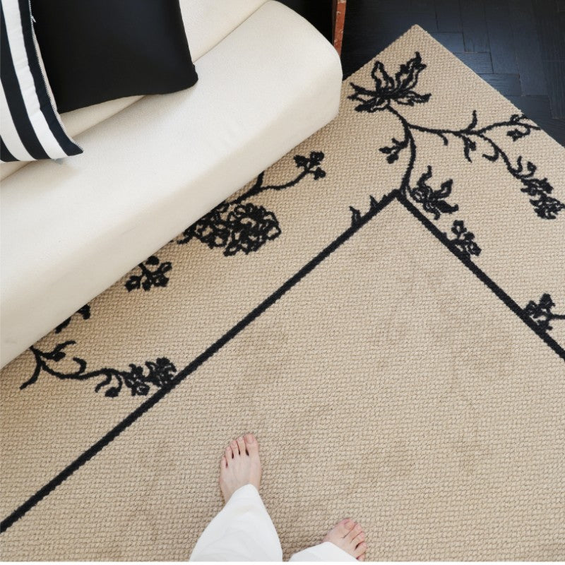 Feblilac Rectangular Secret Garden Living Room Wool Carpet - view 2