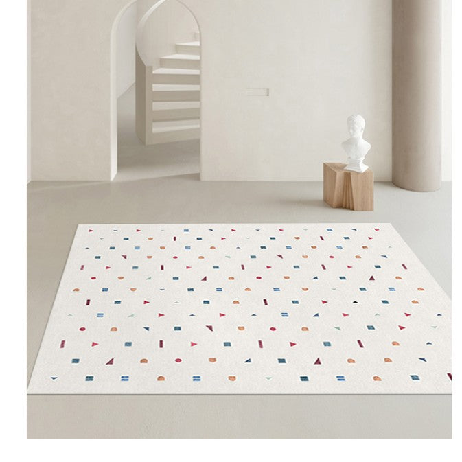 Feblilac Colorful Geometric Pattern Living Room Carpet - view 3