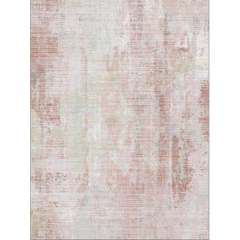 Modern Abstract Rug Light Pink Polyester Rug Washable Non-Slip Backing Area Rug for Bedroom Clearhalo 'Area Rug' 'Modern' 'Rugs' Rug' 1578902