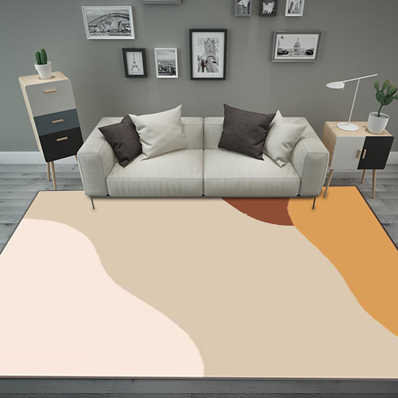 Novelty Living Room Rug Multicolored Color Block Print Rug Polyester Pet Friendly Stain-Resistant Area Rug - view 2