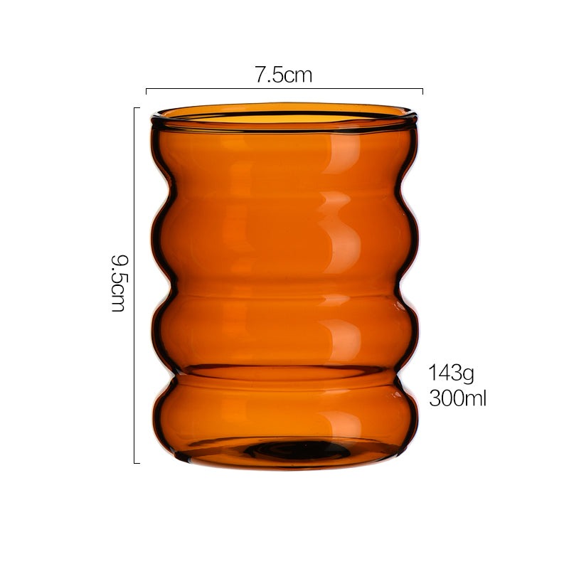 Colorful Glass Mug, Round-Shape Cup - view 8