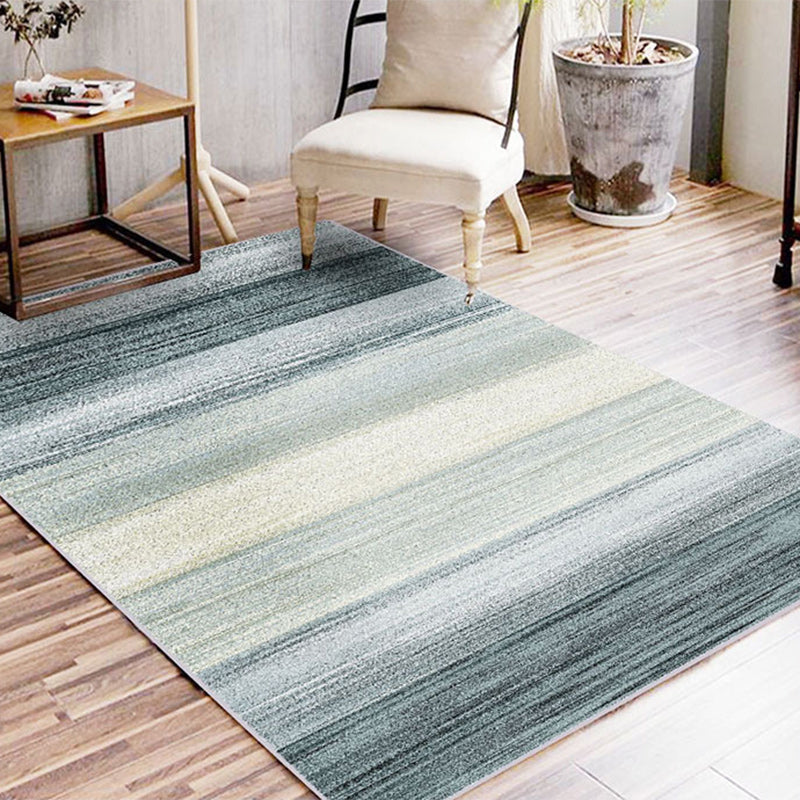 Casual Ombre Rug Green and Blue Synthetic Rug Machine Washable Non-Slip Area Rug for Bedroom Green Clearhalo 'Area Rug' 'Casual' 'Rugs' Rug' 1634395