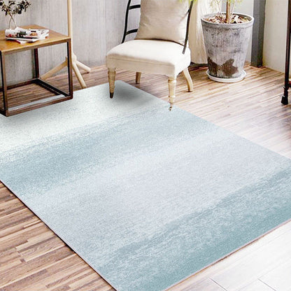 Casual Ombre Rug Green and Blue Synthetic Rug Machine Washable Non-Slip Area Rug for Bedroom Light Blue Clearhalo 'Area Rug' 'Casual' 'Rugs' Rug' 1634401