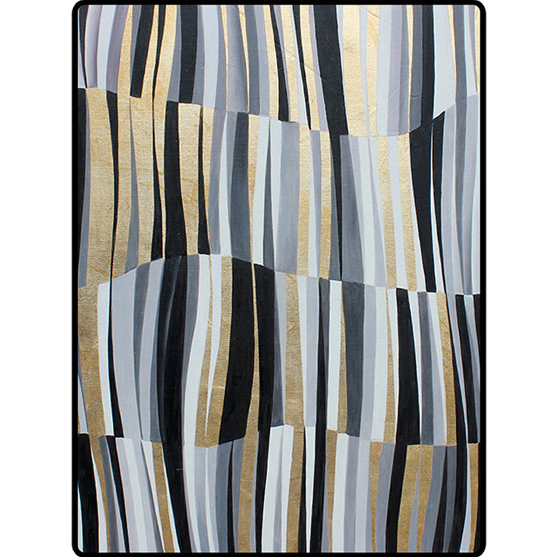 Minimalist Novelty Rug in Grey Geometry Lines Pattern Rug Polyester Machine Washable Carpet for Home Decoration - Clearhalo - 'Area Rug' - 'Rug' - 1634853