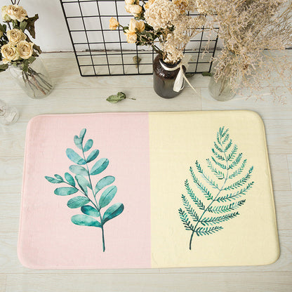 Casual Kids Rug in Pink and Yellow Botanical Cactus Aloe Pattern Rug Polyester Anti-Slip Carpet for Children's Room - Yellow - 2' x 2'11" - Clearhalo - 'Area Rug' - 'Rug' - 1648449