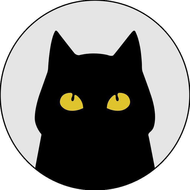 Grey Child's Room Rug Kids Animal Cat Funny Expression Pattern Area Rug Polyester Stain-Resistant Carpet - view 4