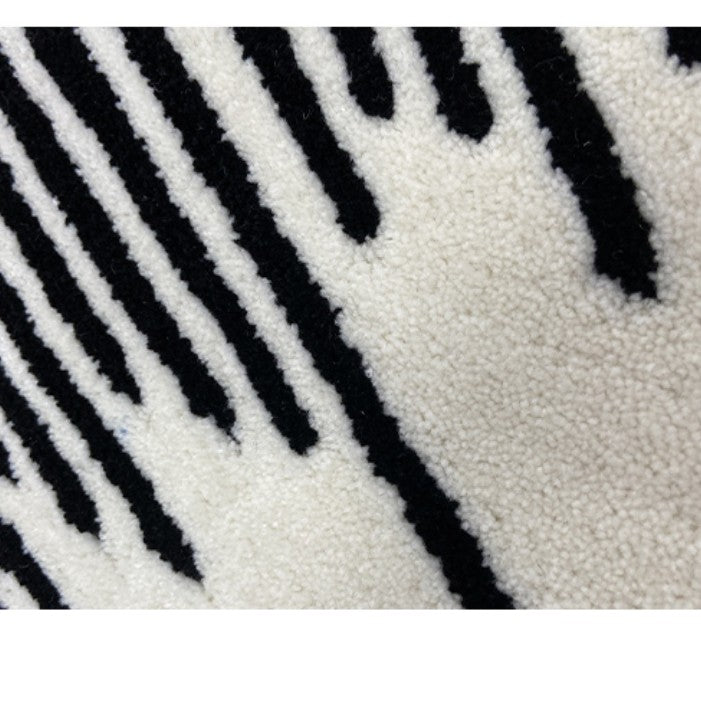 Feblilac Oval Minimalist Lines Living Room Carpet - view 4