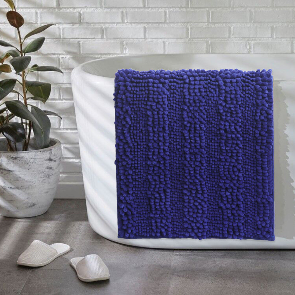 Chenille Soft Non-slip Water Absorbent and Quick Dry Plush Bath Mat Water Absorbent Shower Mat - Feblilac® Mat