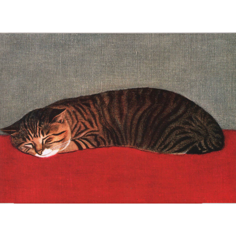 Novelty Cat Pattern Rug Red and Black Polyester Washable Pet Friendly Area Rug for Decoration