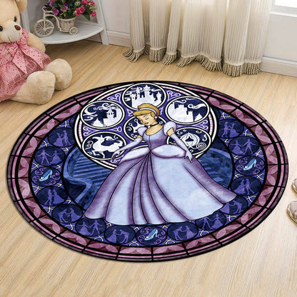 Unique Cartoon Character Pattern Rug Multicolor Kids Rug Polyester Pet Friendly Washable Area Rug for Nursery Blue Clearhalo 'Area Rug' 'Rug' 1726437