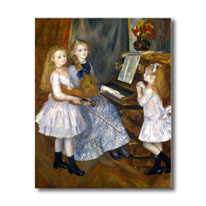 Girls and Instruments Music Painting Impressionism Canvas Wall Art, Multiple Sizes - view 2