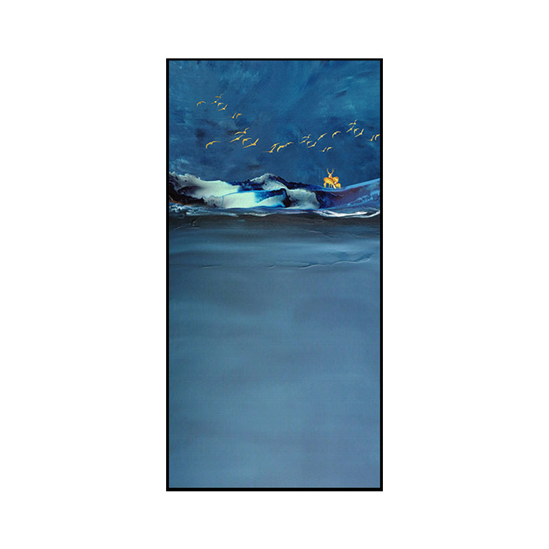 Fresh Sea Scenery Canvas Textured Contemporary Art Style for Girls Bedroom Wall Decor - view 3