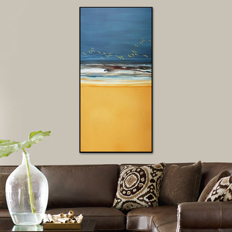 Fresh Sea Scenery Canvas Textured Contemporary Art Style for Girls Bedroom Wall Decor - view 18