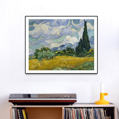 Textured Countryside Wall Art Decor Canvas Impressionism Painting for Living Room Clearhalo 'Arts' 'Canvas Art' 1765350