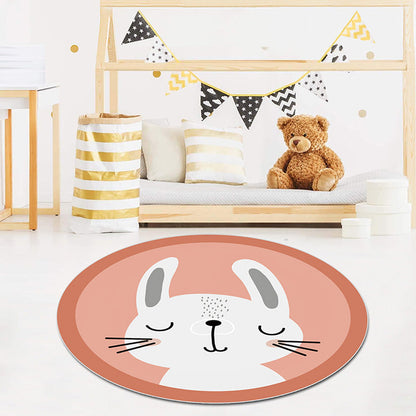 Multicolor Animal Pattern Rug Polyester Kids Rug Washable Anti-Slip Pet Friendly Area Rug for Children's Room - Clearhalo - 'Area Rug' - 'Rug' - 1780591